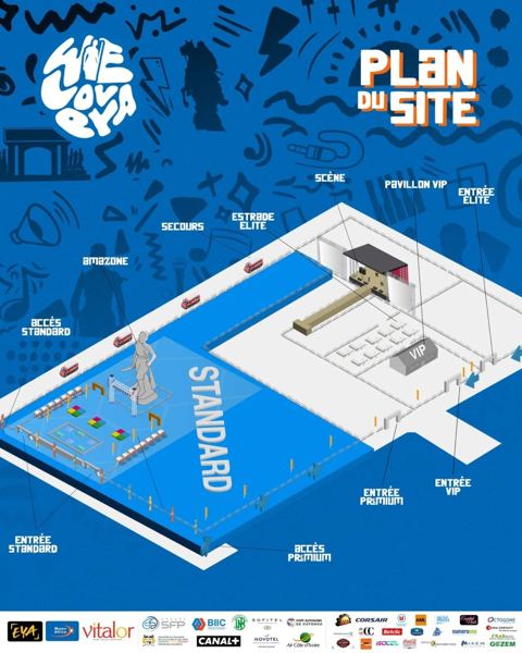 WeLovEya — Site map — edition 2024 (© WeLovEya Festival)