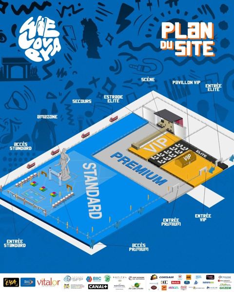WeLovEya — Site map — edition 2024 (© WeLovEya Festival)