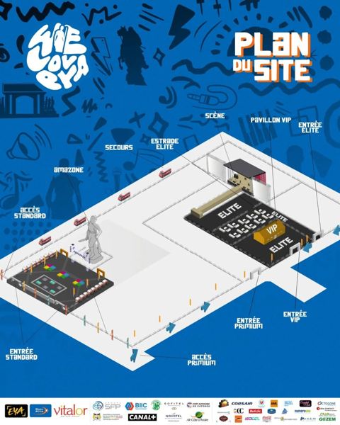 WeLovEya — Site map — edition 2024 (© WeLovEya Festival)