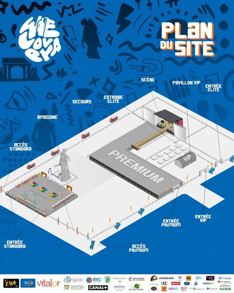 WeLovEya — Site map — edition 2024 (© WeLovEya Festival)
