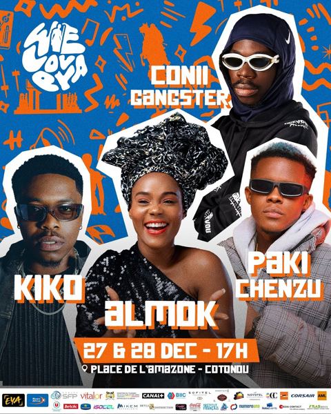 WeLovEya — Official poster — Conii Gangster, Kiko, Almok and Paki Chenzu (© WeLovEya Festival)