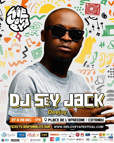 WeLovEya — Official poster — DJ Sey Jack (© WeLovEya Festival)
