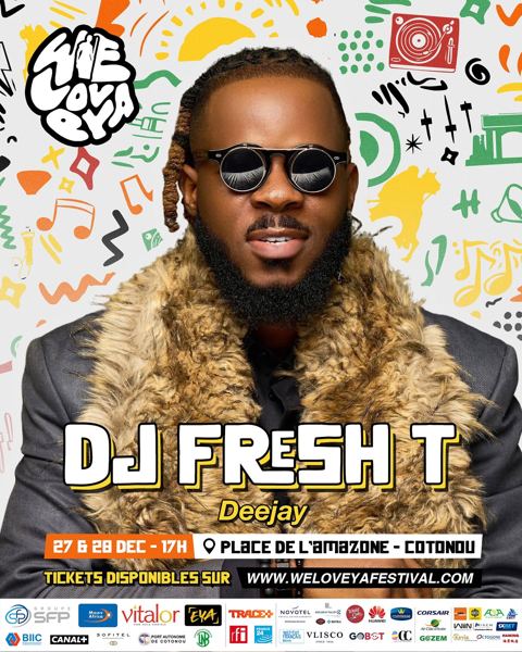 WeLovEya — Official poster — DJ Fresh T (© WeLovEya Festival)