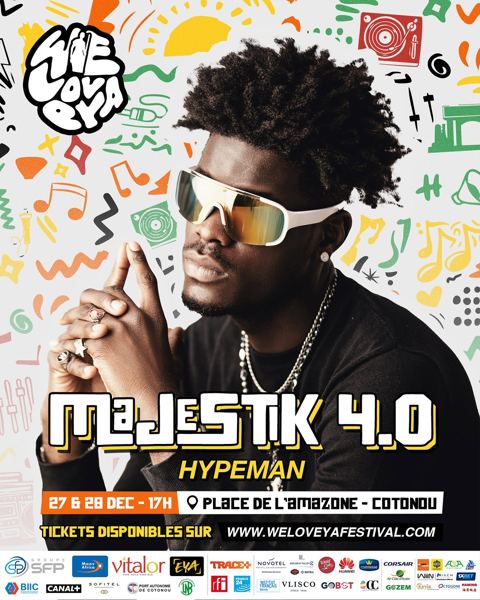 WeLovEya — Official poster — Majestik 4.0, hypeman (© WeLovEya Festival)