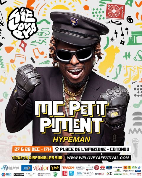 WeLovEya — Official poster — MC Petit Piment, hypeman (© WeLovEya Festival)