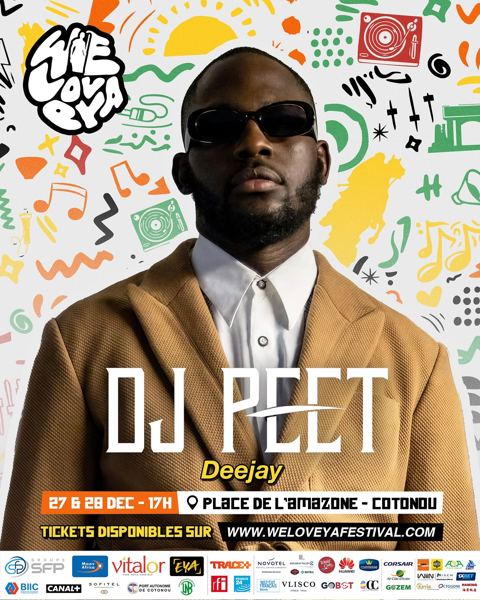 WeLovEya — Official poster — DJ Peet (© WeLovEya Festival)