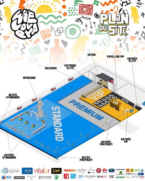 WeLovEya — Site map — edition 2025 (© WeLovEya Festival)
