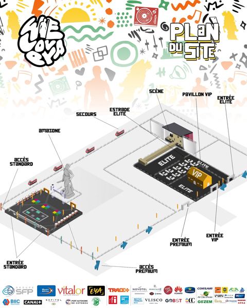 WeLovEya — Site map — edition 2025 (© WeLovEya Festival)