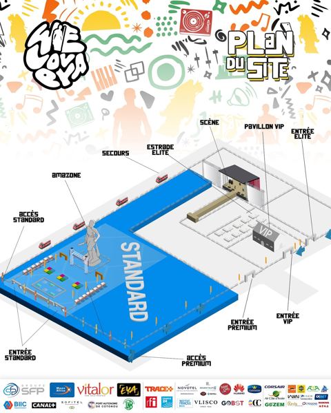 WeLovEya — Site map — edition 2025 (© WeLovEya Festival)