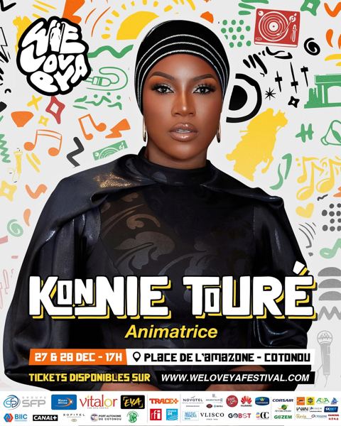 WeLovEya — Official poster — Konnie Touré, animator (© WeLovEya Festival)