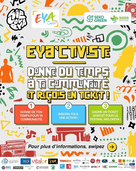 WeLovEya — Citizen engagement — EYA'CTIVISTE, Operation Clean City and Action Eco Kids (© WeLovEya Festival)