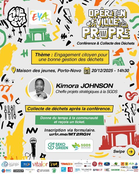 WeLovEya — Citizen engagement — EYA'CTIVISTE, Operation Clean City and Action Eco Kids (© WeLovEya Festival)