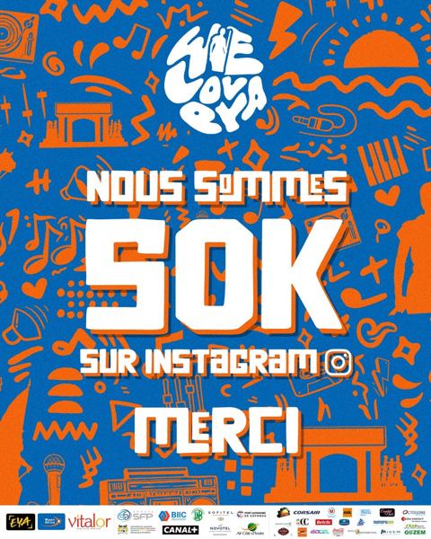 WeLovEya — 50,000 Instagram followers — thank you (© WeLovEya Festival)