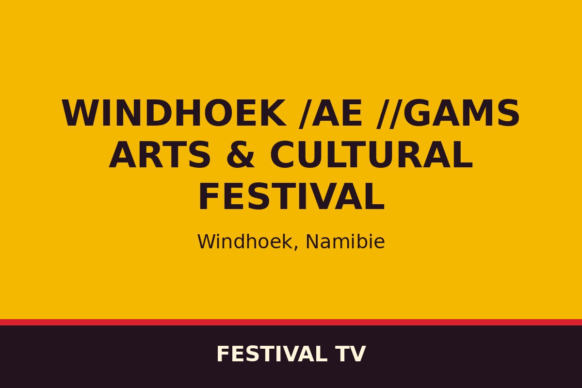 Windhoek /Ae //Gams Arts & Cultural Festival — affiche / photo officielle