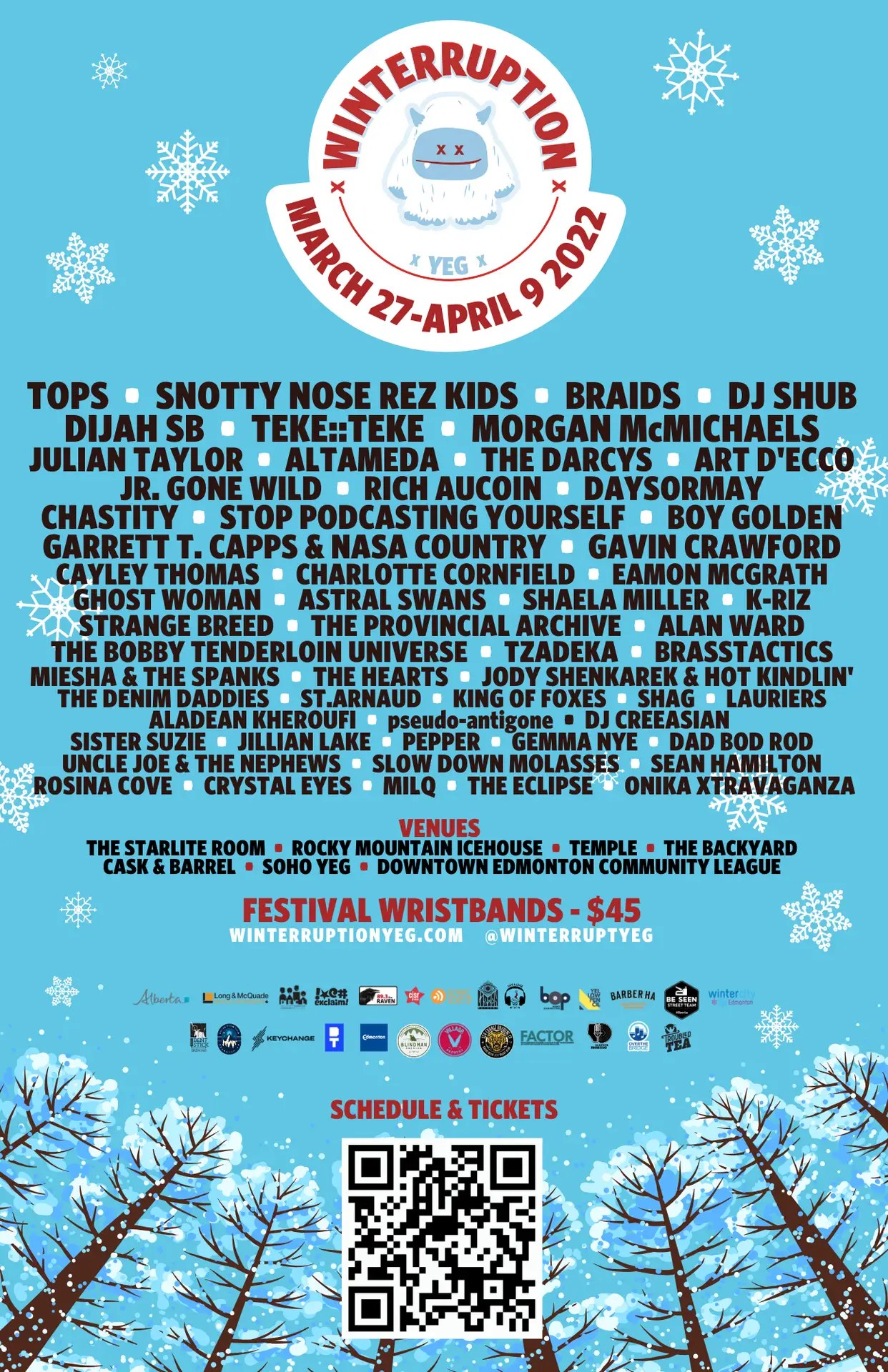 W interruption YEG — poster / official photo