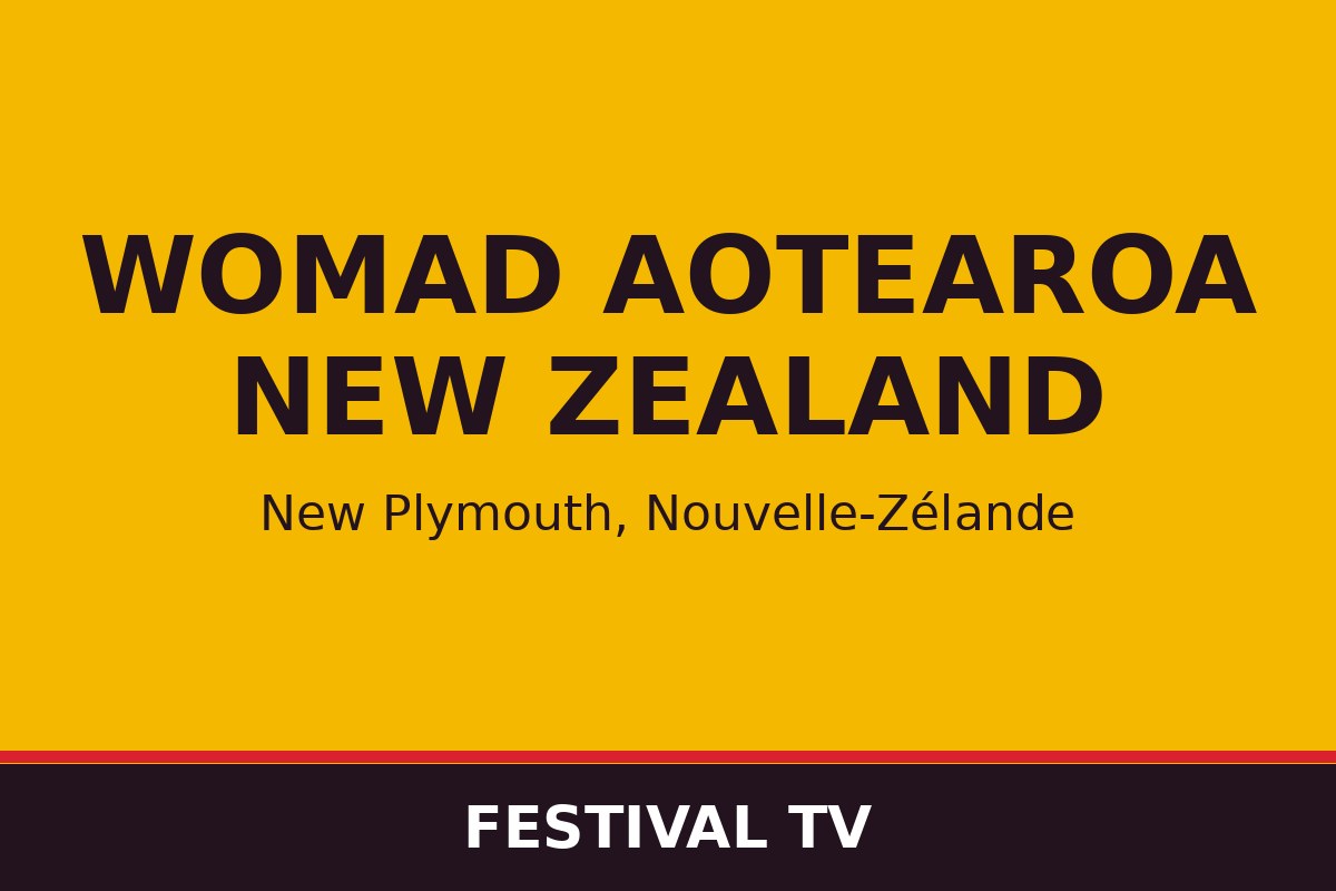 WOMAD Aotearoa New Zealand — affiche / photo officielle