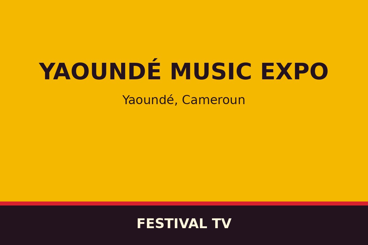 Yaoundé Music Expo — affiche / photo officielle